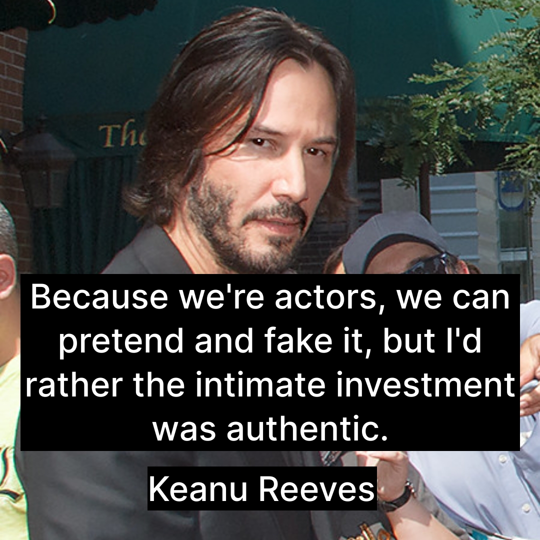 Our favorite person is Keanu Reeves